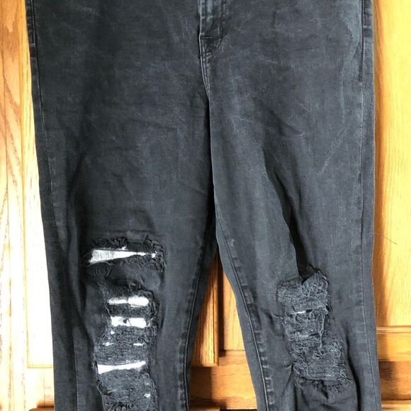 J Brand Maria High Rise Skinny Jeans Temple Silver Black Size 32 - Picture 4 of 14
